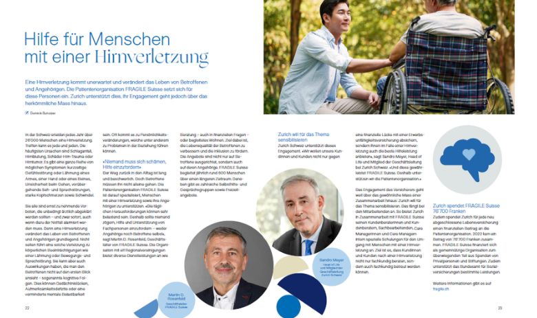 Artikel im Zurich KMU Magazin Artikel im Zurich KMU Magazin